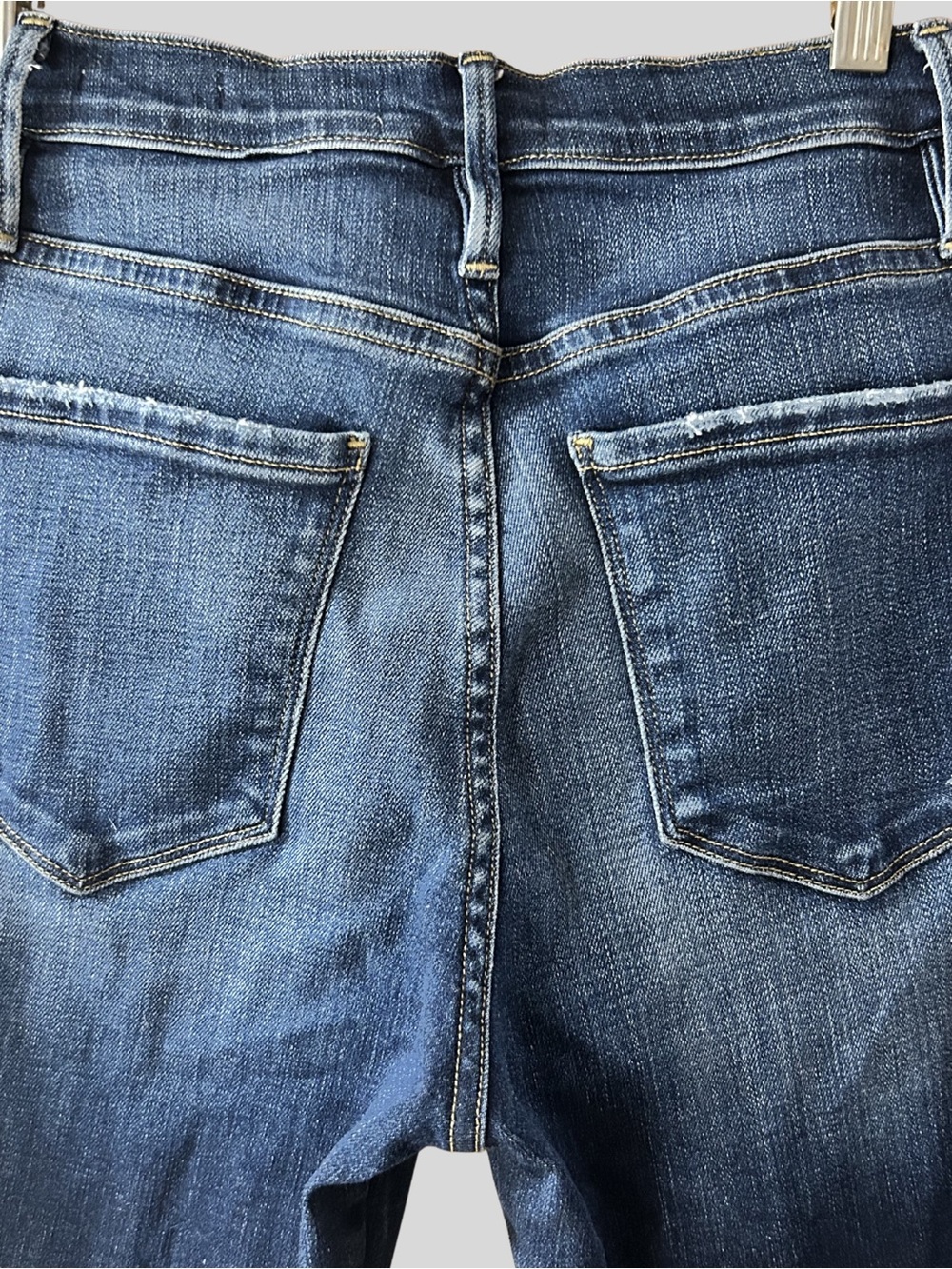 Frame Denim Women's Le Sylvie Straight-Leg Jeans in Dark Indigo Wash Sz. 25 - Picture 2 of 10